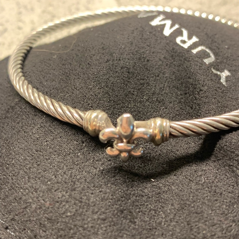 Fleur de lis David Yurman bracelet